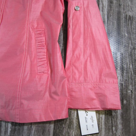 NWT, Water/Wind Resistant Snap Frt Jacket-Neyelle - Picture 3 of 8